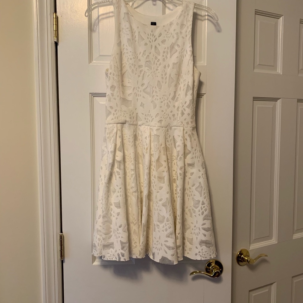 White lace mini dress - Lord and Taylor